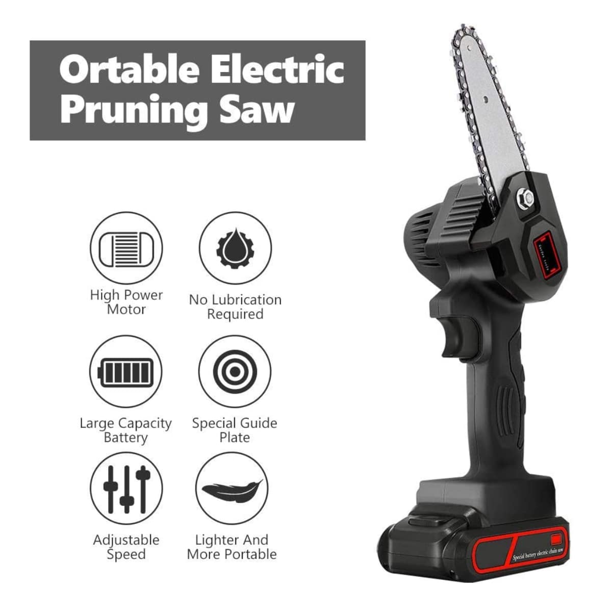 MINI MOTOSIERRA PORTÁTIL